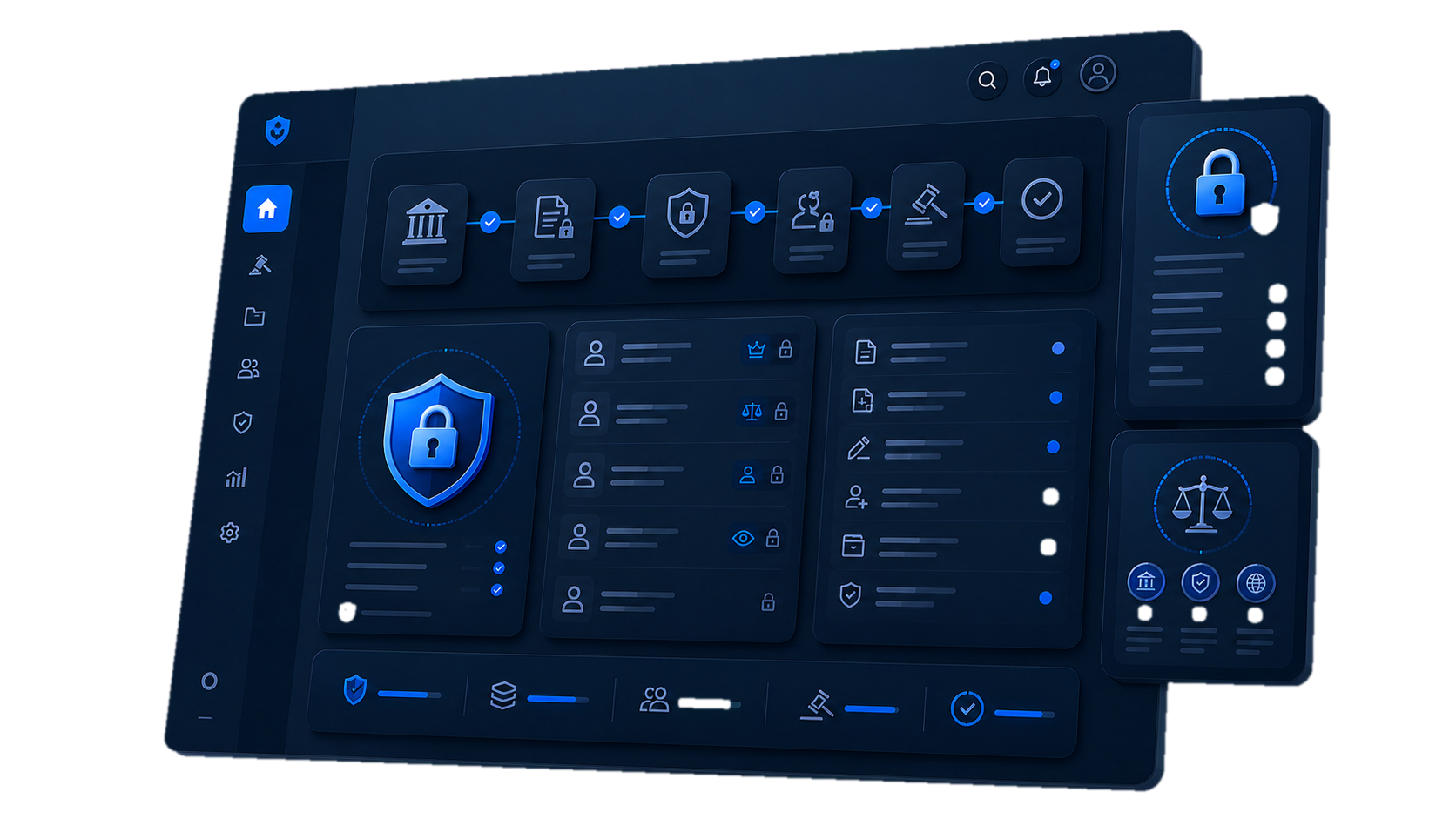 CourtBright - Modern, user-centered court security, encryption, and trust as a foundation