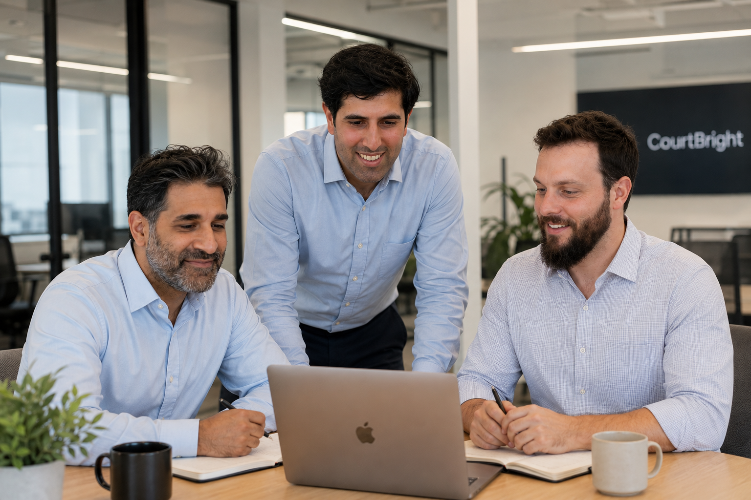 CourtBright - Modern, user-centered court software founding team